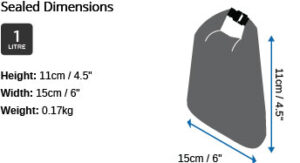 ウォータープルーフドライポーチ 1L