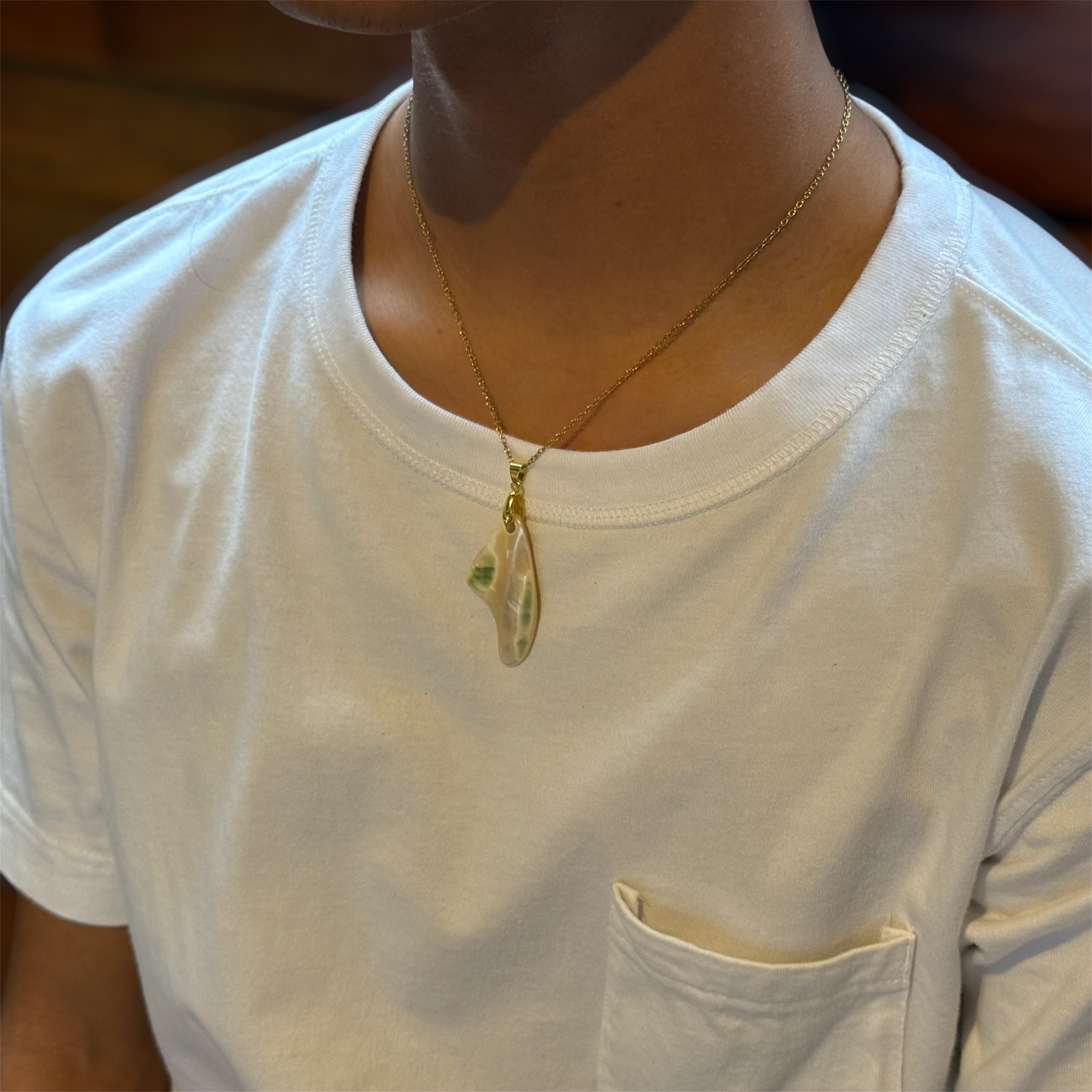 沖縄夜光貝AOVOY(アオヴォイ)ネックレス1