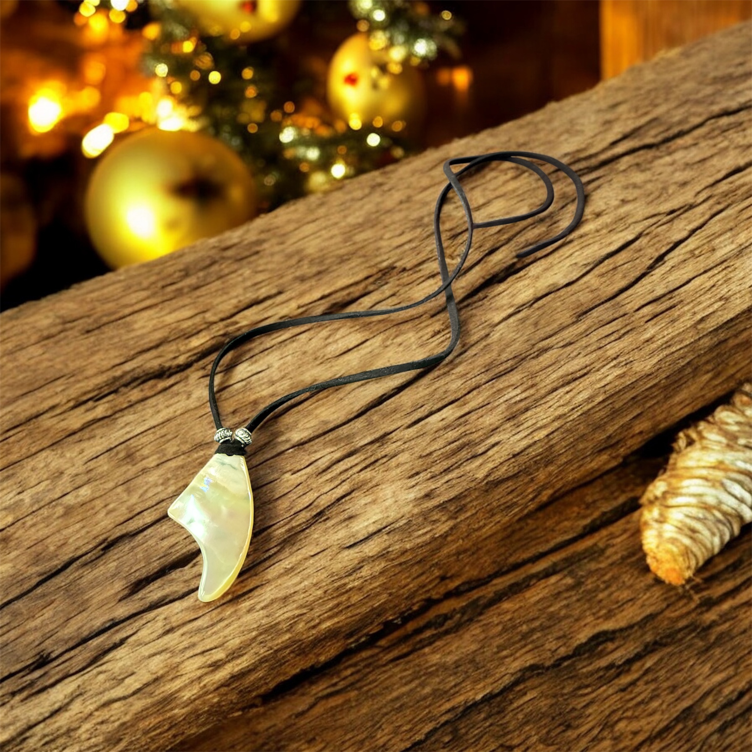 沖縄夜光貝AOVOY(アオヴォイ)Set Waves-7(ネックレス)